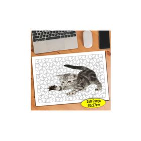 Asilmeydan 456460880 240 Parça Küçük Yavru Kedi Puzzle Yapboz Tablo