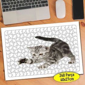 Asilmeydan 456460880 240 Parça Küçük Yavru Kedi Puzzle Yapboz Tablo