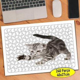 Asilmeydan 456460880 240 Parça Küçük Yavru Kedi Puzzle Yapboz Tablo