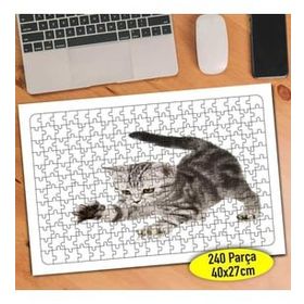 Asilmeydan 456460880 240 Parça Küçük Yavru Kedi Puzzle Yapboz Tablo