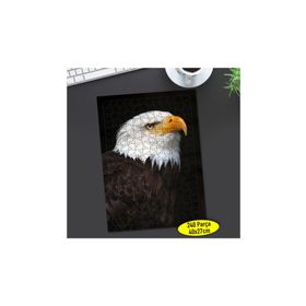 Asilmeydan 456466040 240 Parça Yırtıcı Kuş Kara Kartal Puzzle Yapboz Tablo