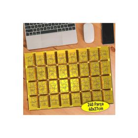 Asilmeydan 456487076 240 Parça Dizili Külçe Altınlar Puzzle Yapboz Tablo