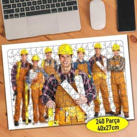 Asilmeydan 456487888 240 Parça Inşaat Mühendisleri Meslek Puzzle Yapboz Tablo