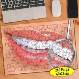 Asilmeydan 456505189 240 Parça Sağlıklı Gülüş Diş Sağlığı Puzzle Yapboz Tablo