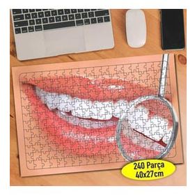 Asilmeydan 456505189 240 Parça Sağlıklı Gülüş Diş Sağlığı Puzzle Yapboz Tablo