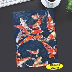 Asilmeydan 456507908 240 Parça Denizde Benekli Balıklar Puzzle Yapboz Tablo