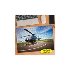 Asilmeydan 456509898 240 Parça Kalkışa Hazır Helikopter Puzzle Yapboz Tablo