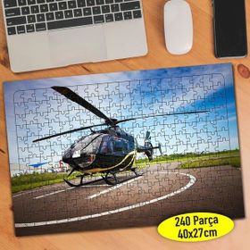 Asilmeydan 456509898 240 Parça Kalkışa Hazır Helikopter Puzzle Yapboz Tablo