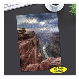 Asilmeydan 456516354 240 Parça Bulutlu Kanyon Vadi Puzzle Yapboz Tablo