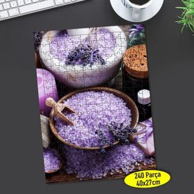 Asilmeydan 456537603 240 Parça Lavanta Yaprakları Puzzle Yapboz Tablo