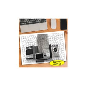 Asilmeydan 456539133 240 Parça Beyaz Eşya Takımı Puzzle Yapboz Tablo