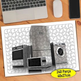 Asilmeydan 456539133 240 Parça Beyaz Eşya Takımı Puzzle Yapboz Tablo