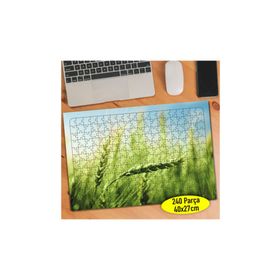 Asilmeydan 456543551 240 Parça Yeşil Buğday Tarlası Puzzle Yapboz Tablo