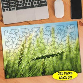 Asilmeydan 456543551 240 Parça Yeşil Buğday Tarlası Puzzle Yapboz Tablo