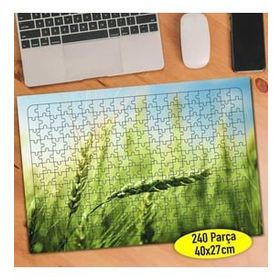 Asilmeydan 456543551 240 Parça Yeşil Buğday Tarlası Puzzle Yapboz Tablo