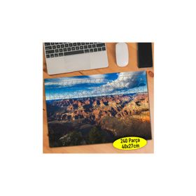 Asilmeydan 456544910 240 Parça Güneşli Dağ Manzarası Puzzle Yapboz Tablo