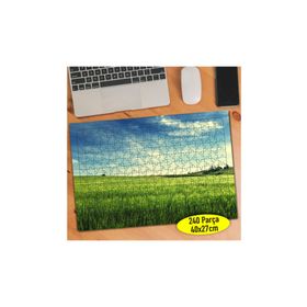 Asilmeydan 456547933 240 Parça Güneşli Yeşil Alan Doğa Puzzle Yapboz Tablo
