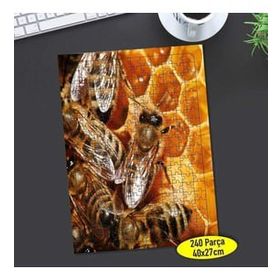 Asilmeydan 456557842 240 Parça Bal Yapan Arılar Puzzle Yapboz Tablo
