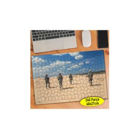 Asilmeydan 456563066 240 Parça Arazide Askeri Ordu Puzzle Yapboz Tablo