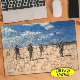 Asilmeydan 456563066 240 Parça Arazide Askeri Ordu Puzzle Yapboz Tablo