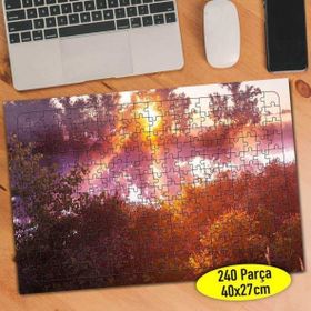 Asilmeydan 456568151 240 Parça Akşam Güneş Manzarası Puzzle Yapboz Tablo
