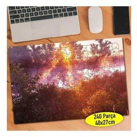 Asilmeydan 456568151 240 Parça Akşam Güneş Manzarası Puzzle Yapboz Tablo