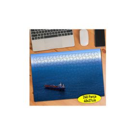 Asilmeydan 456570636 240 Parça Denizde Yük Gemisi Puzzle Yapboz Tablo