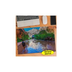 Asilmeydan 456572962 240 Parça Vadide Gölet Manzarası Puzzle Yapboz Tablo