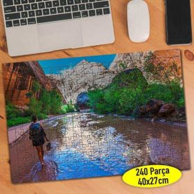 Asilmeydan 456572962 240 Parça Vadide Gölet Manzarası Puzzle Yapboz Tablo