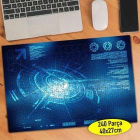 Asilmeydan 456722663 240 Parça Teknolojik Güvenlik Sistemi Puzzle Yapboz Tablo