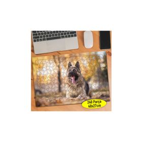 Asilmeydan 456726318 240 Parça Sevimli Alman Köpeği Puzzle Yapboz Tablo