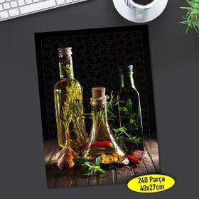 Asilmeydan 456729975 240 Parça Zeytinyağı Şişeleri Puzzle Yapboz Tablo