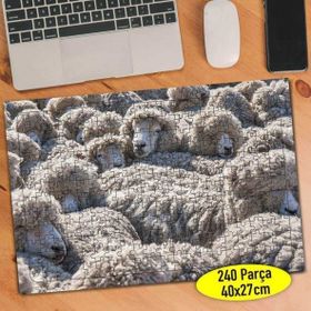 Asilmeydan 456730171 240 Parça Sevimli Koyun Sürüleri Puzzle Yapboz Tablo
