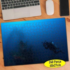 Asilmeydan 456736723 240 Parça Denizaltı Dalgıçları Puzzle Yapboz Tablo