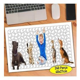 Asilmeydan 456750846 240 Parça Sevimli Bebek Hayvan Dostları Puzzle Yapboz Tablo