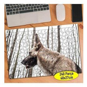 Asilmeydan 456755500 240 Parça Ormanda Alman Köpeği Puzzle Yapboz Tablo