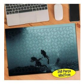 Asilmeydan 456756655 240 Parça Denizaltı Dalış Ekibi Puzzle Yapboz Tablo