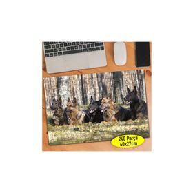Asilmeydan 456765229 240 Parça Akıllı Alman Köpekleri Puzzle Yapboz Tablo