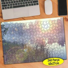 Asilmeydan 456765948 240 Parça Gündüz Güneş Manzarası Puzzle Yapboz Tablo