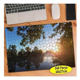 Asilmeydan 456775129 240 Parça Güneşli Ağaç Manzarası Puzzle Yapboz Tablo