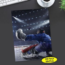 Asilmeydan 456777550 240 Parça Hokey Oyuncusu Puzzle Yapboz Tablo