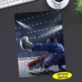Asilmeydan 456777550 240 Parça Hokey Oyuncusu Puzzle Yapboz Tablo