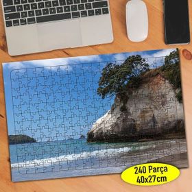 Asilmeydan 456779425 240 Parça Koy Sahil Manzarası Puzzle Yapboz Tablo