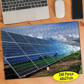 Asilmeydan 456780298 240 Parça Güneş Enerji Sistemi Puzzle Yapboz Tablo