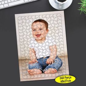 Asilmeydan 456781141 240 Parça Neşeli Gülen Bebek Puzzle Yapboz Tablo
