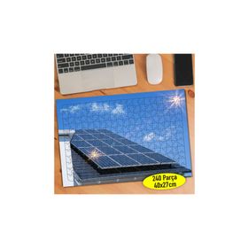 Asilmeydan 456783069 240 Parça Güneş Panelleri Sistemi Puzzle Yapboz Tablo