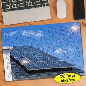 Asilmeydan 456783069 240 Parça Güneş Panelleri Sistemi Puzzle Yapboz Tablo