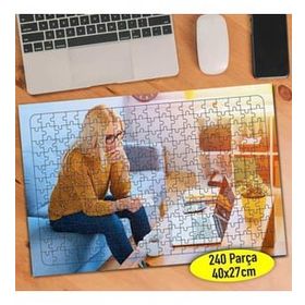 Asilmeydan 456794343 240 Parça Düşünceli Çalışan Kadın Puzzle Yapboz Tablo