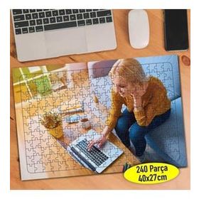 Asilmeydan 456794562 240 Parça Homeoffice Çalışan Kadın Puzzle Yapboz Tablo