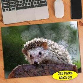 Asilmeydan 456808805 240 Parça Sevimli Küçük Kirpi Puzzle Yapboz Tablo